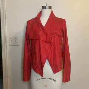 Red GEORGIE zippered Jacket